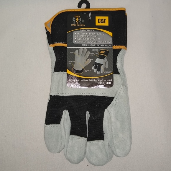 *2/$20.00*  CAT Cowhide Work Gloves - Picture 5 of 5
